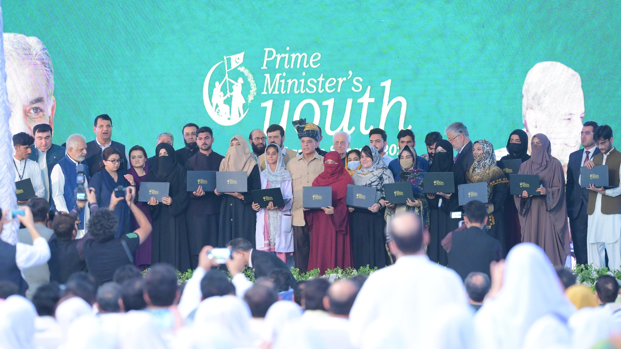Prime Minister Mian Shehbaz Sharif launched the Prime Minister's National Laptop Scheme for the talented students of Khyber Pakthunkhwa, including merged areas, enabling them to continue their studies and contemporary research.